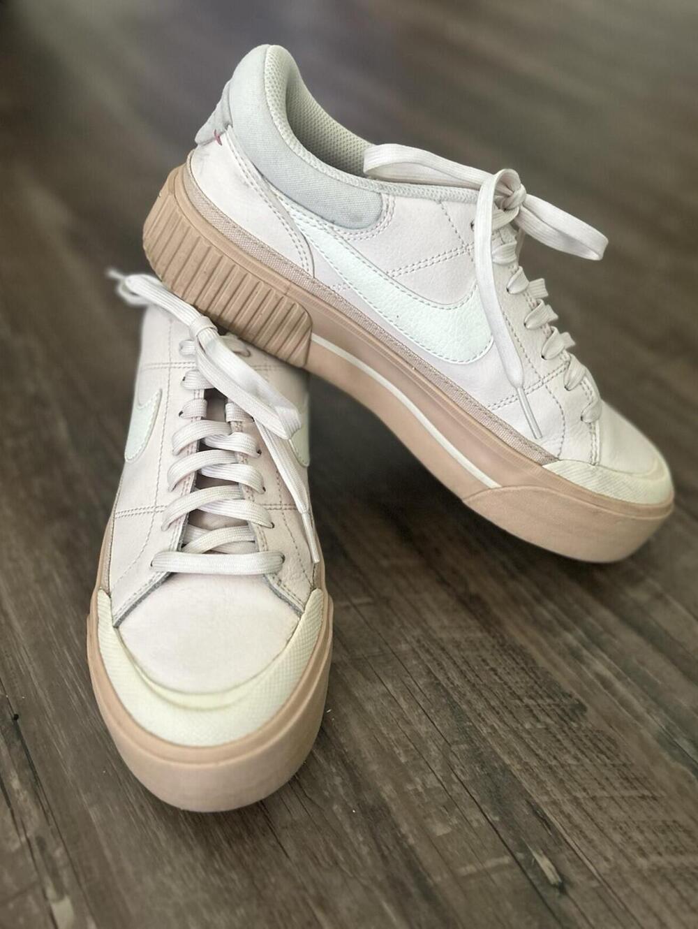 Nike Court Legacy Lift Light Soft Pink Size 8 Women’s Sneakers